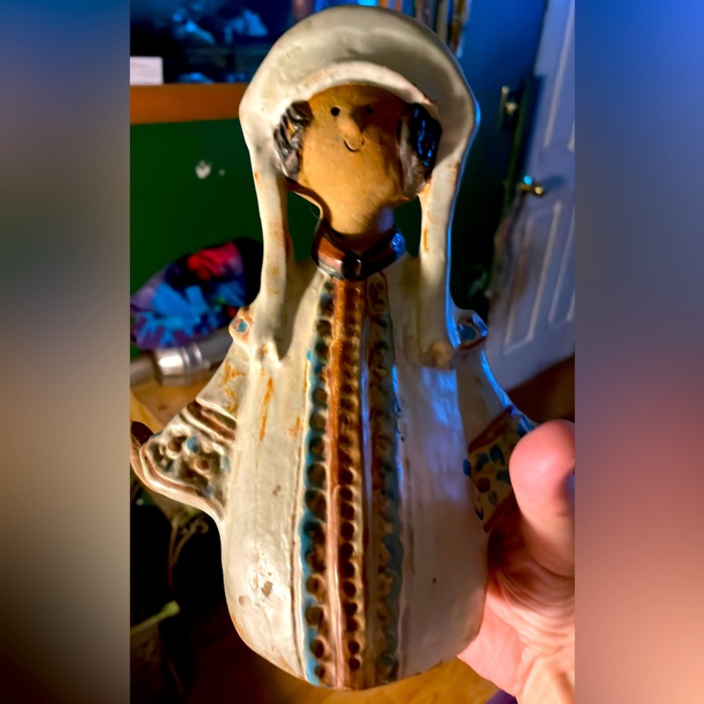 Metlox"Poppets by Poppytrail" Tina Pottery Stoneware MCM Figure by Helen Slater.